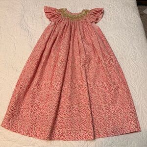 Remember Nguyen Girls Smocked Floral Dress